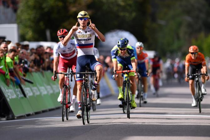 A pochi giorni dal successo nel BinckBank Tour lo sloveno Mohorič  si porta al vertice anche del Giro di Germania (foto Justin Setterfield/Getty Images Sport)