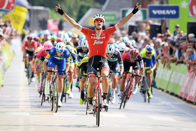 Stuyven mette nel sacco tutti i velocisti sul classico traguardo di Ardooie (Getty Images)