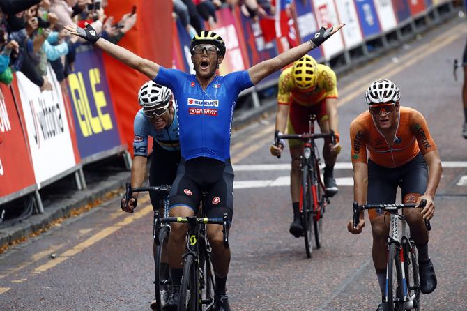 Matteo Trentin regala allItalia la prima affermazione nel campionato europeo professionisti (foto Bettini)