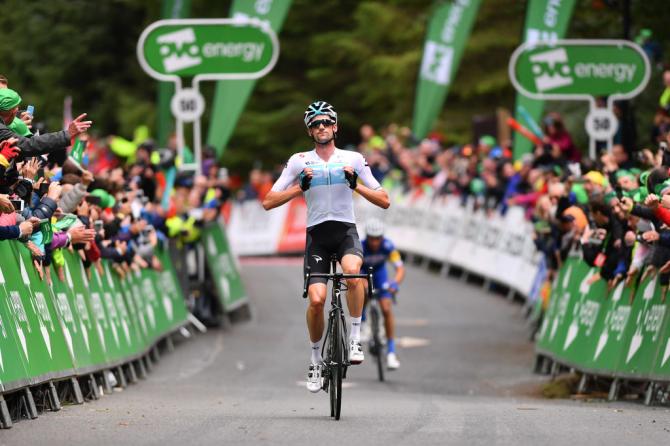 Wouter Wout Poels si impone nella frazione più impegnativa del Tour of Britain (foto Justin Setterfield/Getty Images Sport)