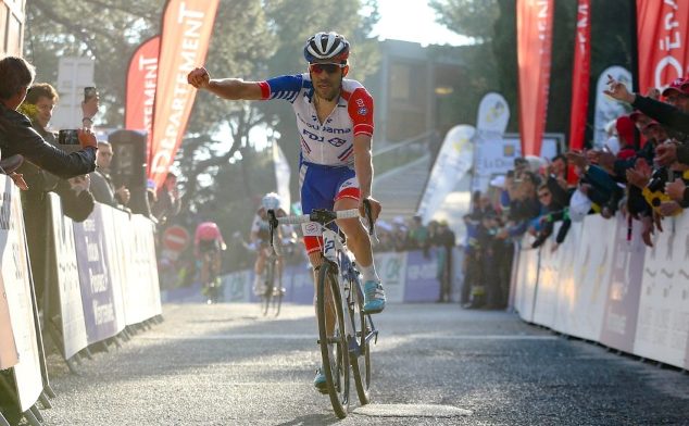 Thibaut Pinot vince la tappa regina del Tour du Haut Var assicurandosi il successo nella classifica finale della breve corsa francese (foto  LNC - Activ Images)