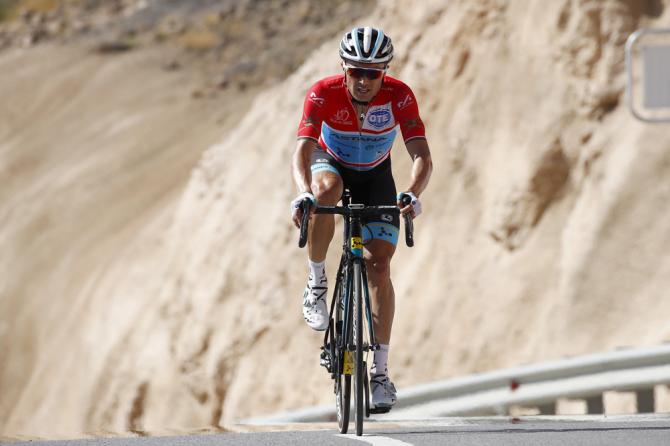 Lutsenko domina per il secondo anno consecutivo la Montagna Verde e detta ancora legge al Tour of Oman (foto Bettini)