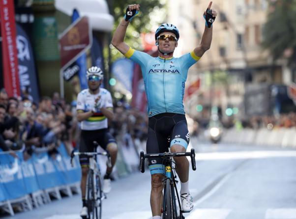In quel di Murcia Luis León Sánchez perfeziona il dominio Astana nella corsa di casa (foto Bettini)