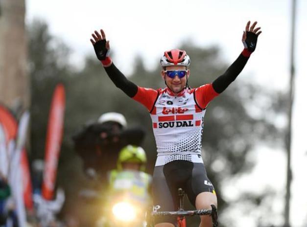 Tim Wellens si impone per il terzo anno consecutivo nella tappa regina della Challenge Ciclista Mallorca, il Trofeo Serra de Tramuntana (Getty Images)