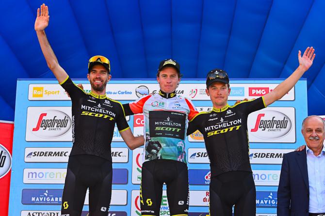 È targato Mitchelton-Scott il podio della Settimana Internazionale Coppi e Bartali 2019 (foto Bettini)