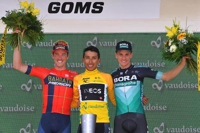 Il podio del Tour de Suisse 2019 (Getty Images)