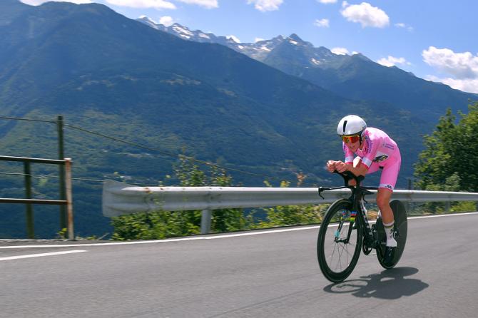 Annemiek van Vleuten in azione nella cronoscalata del Giro Rosa 2019 (Getty Images)