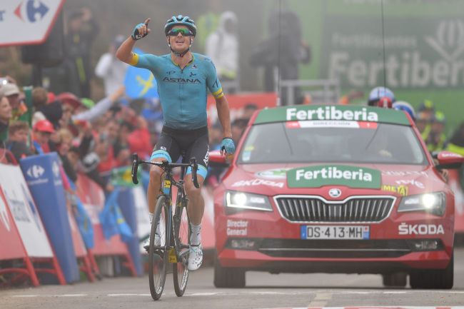 Fuglsang esorcizza il Tour de France in cima allAlto de la Cubilla (Getty Images)