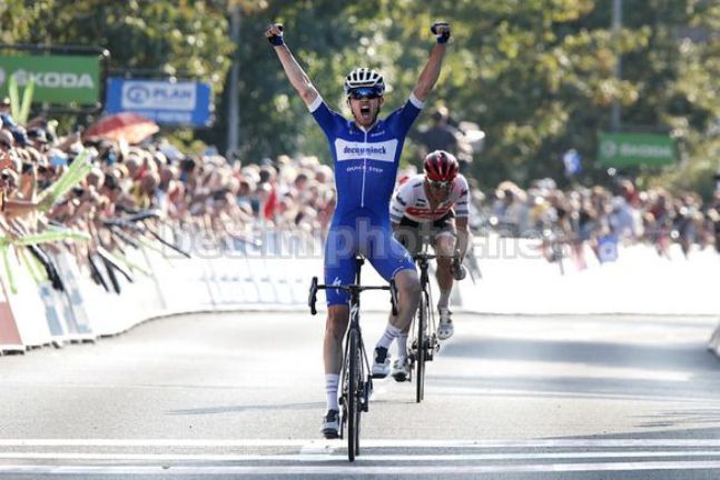 La vittoria di Asgreen ad Eisenach (foto Bettini)