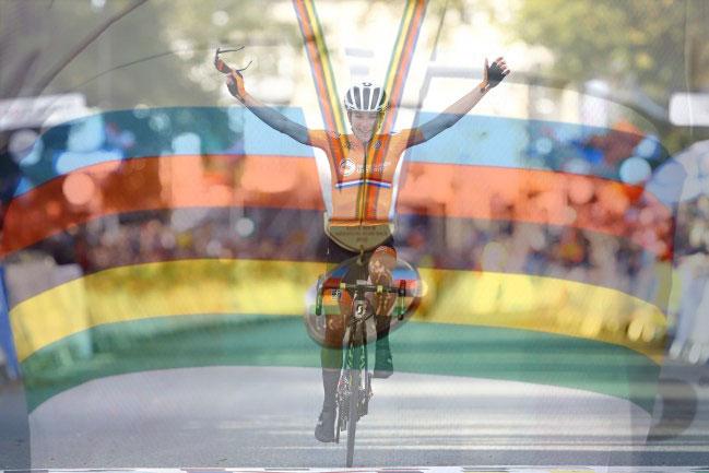 Annemiek van Vleuten vince il mondiale 2019 (foto Bettini)