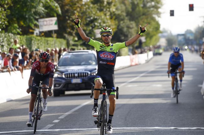 Giovannu Visconti vince il Giro di Toscana - Memorial Alfredo Martini 2019 (foto Bettini)