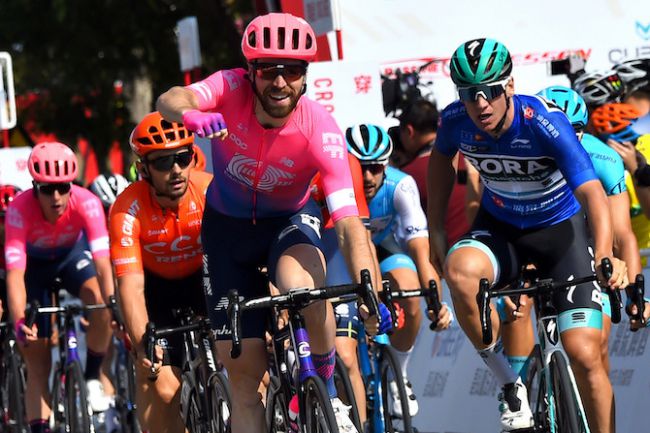 Dan McLay vince a sorpresa la seconda tappa del Tour of Guangxi (foto Bettini)