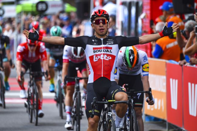 Unaltra perla di Caleb Ewan nella corsa di casa (foto Bettini)
