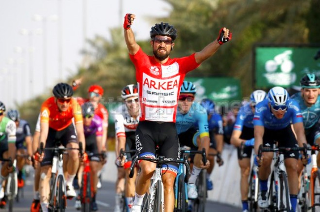 Bouhanni vince la penultima tappa della corsa saudita (foto Bettini)