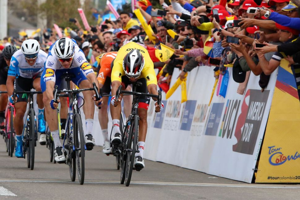 Juan Sebastián Molano è il re degli sprint al Tour Colombia 2.1 (Getty Images)