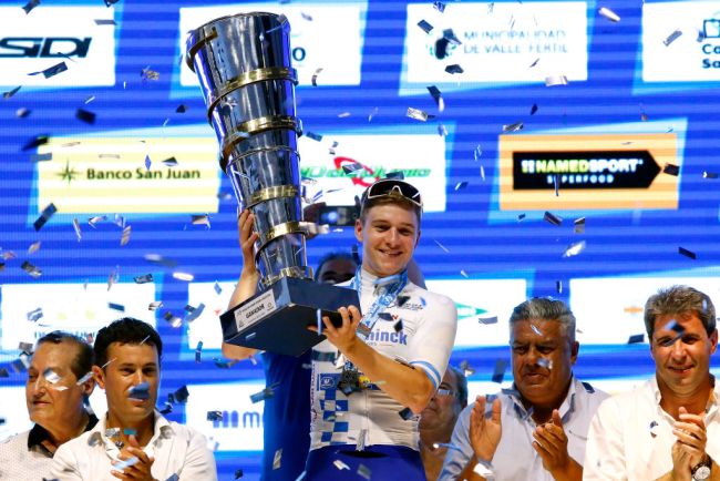 A soli 20 anni Remco Evenepoel vince la seconda corsa a tappe della sua carriera dopo essersi imposto lo scorso anno, il primo da professionista, nel Giro del Belgio (Getty Images Sport)