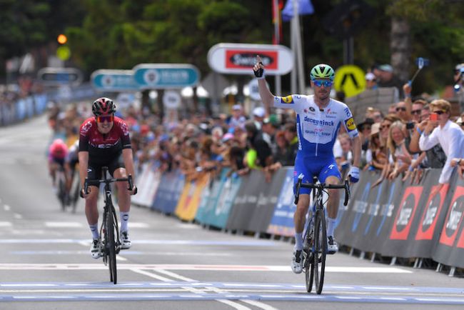 Dries Devenyns sbaraglia la concorrenza nella corsa australiana di Cadel Evans (Getty Images Sport)