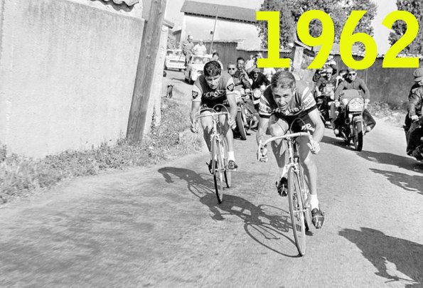 Anquetil e Poulidor al Tour del 1962