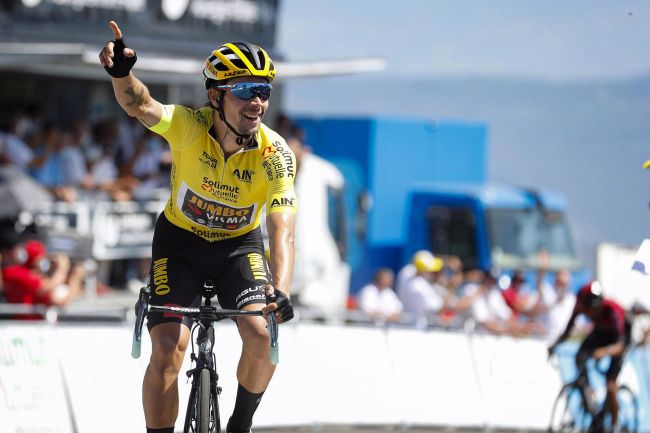 Primož Roglič vince anche la tappa regina del Tour de lAin e si impone nella classifica delle breve corsa francese (foto Bettini)