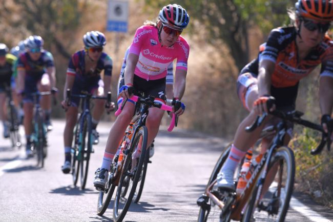 Anna Van der Breggen durante la conclusiva tappa del Giro dItalia femminile (Getty Images Sport)