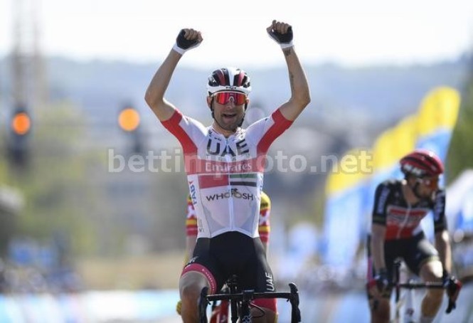 La vittoria di Ulissi nella decisiva quarta frazione (foto Bettini)