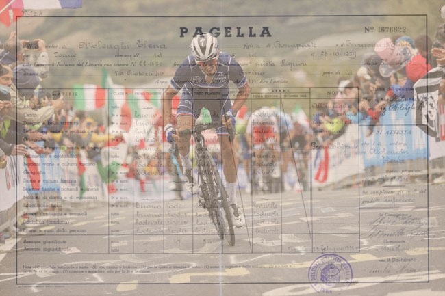 Il momento del decisivo attacco di Alaphilippe (Getty Images)