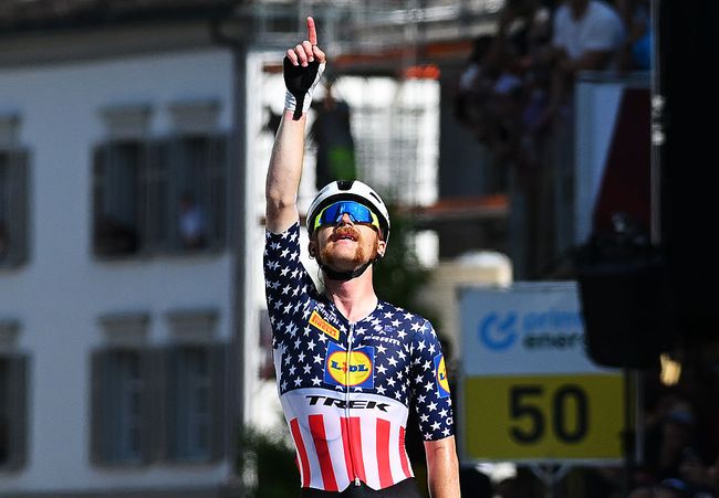 Quinn Simmons vince la terza frazione del Giro di Svizzera (Getty Images)