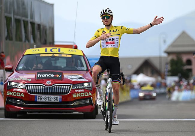 Pogacar vince anche a Valmeinier 1800 (Getty Images)