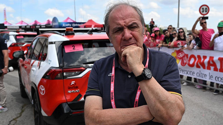 Mauro Vegni dubbioso: sarà ancora lui a dirigere il Giro nel 2026? (foto ANSA)