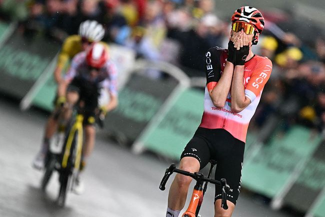 Dopo il tappone pirenaicio di Luchon-Superbagnères Thymen Arensman vince anche sulle Alpi a La Plagne (Getty Images)