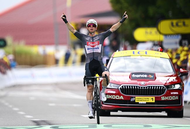 Groves vince in solitaria a Pontarlier (foto Dario Belingheri/Getty Images)