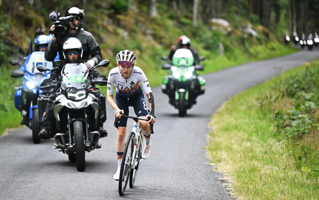 Maeva Squiban in fuga verso Ambert (Getty Images)