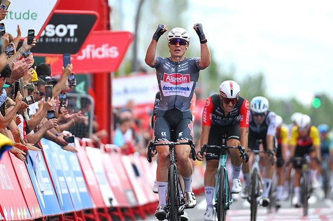 Philipsen vince la terzultima tappa della Vuelta (foto Tim de Waele/Getty Images)