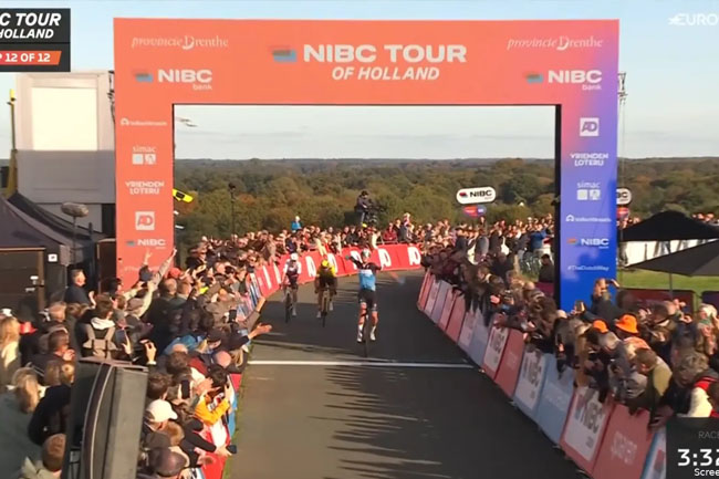 Timo De Jong vince sul VAM-Berg (Eurosport)