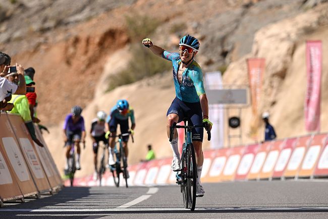 Scaroni vince la tappa decisiva del Tour of Oman (foto Dario Belingheri/Getty Images)